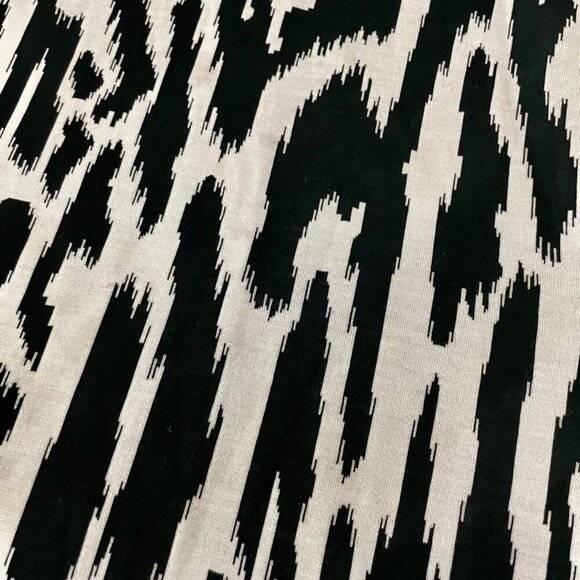 MING WANG ANIMAL PRINT MID LENGTH SCOOP NECK KNIT TANK TOP Sz M SOPHISTICATED - Picture 8 of 15